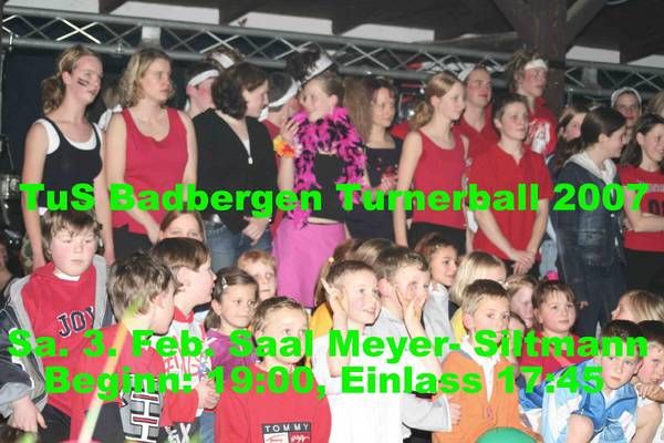 TuS Badbergen- Turnerball 2007