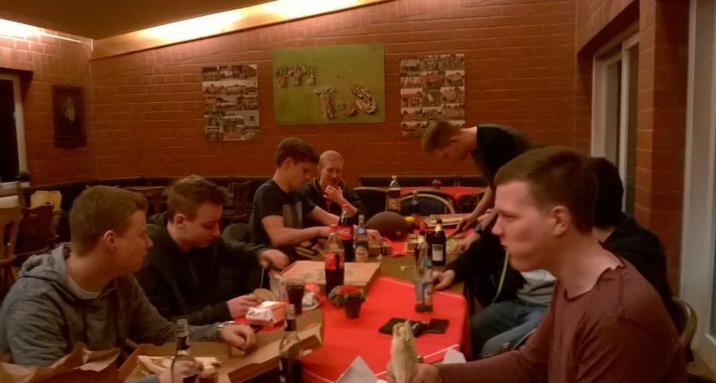 Super Bowl…die A-Jugend war live dabei
