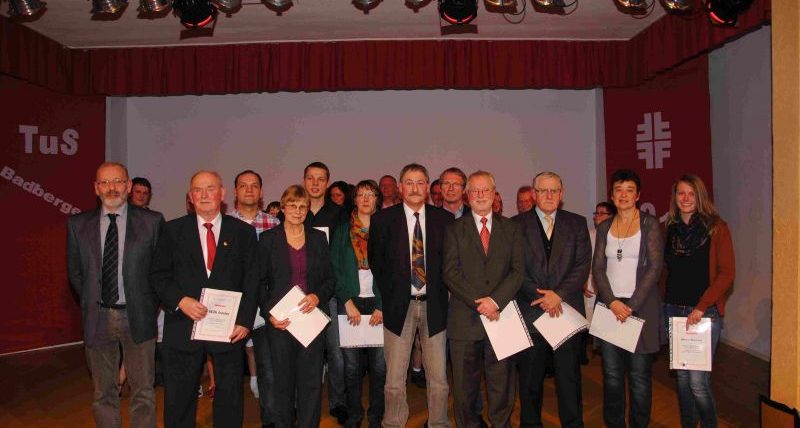 Ehrung langjähriger Vereinsmitglieder