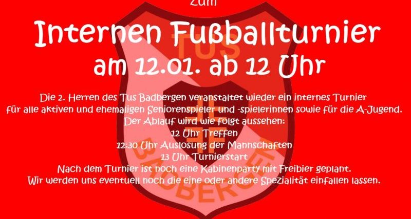 Vereinsinternes Turnier