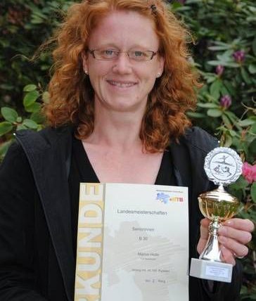 Marion Holle, Landesvizemeisterin im Turnen