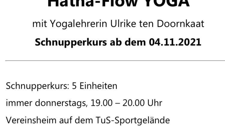 NEU beim TuS Badbergen!