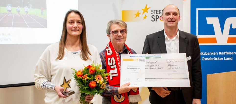 Sterne des Sports: TUS Badbergen gewinnt den großen Stern des Sports